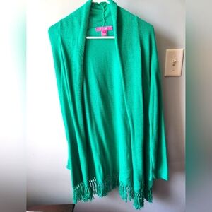 Lilly Pulitzer tatum green cardigan